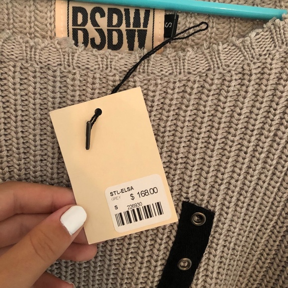 BSBW / LF Oversized Grey Sweater - Picture 3 of 3